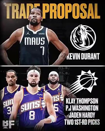 和歐文濃眉組三巨？美媒：獨行俠可用克萊+PJ+哈迪+倆首輪換KD-